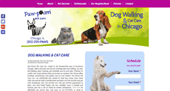 Desktop Screenshot of pawpourripetcare.com